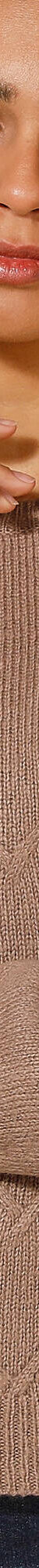 Pull maille fantaisie et détail boutons poignets, toucher doux  (taupe) Pull maille fantaisie et détail boutons poignets, toucher doux  (taupe)